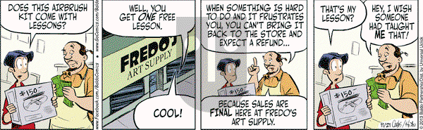 Baldo on Thursday November 21, 2013 Comic Strip