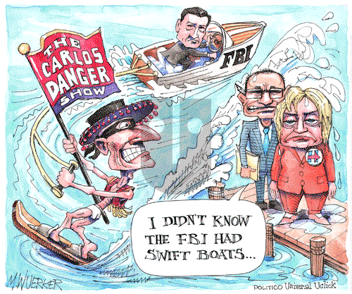 Matt Wuerker on Wednesday November 2, 2016 Comic Strip