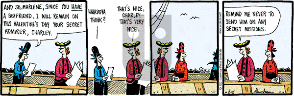 Overboard on Monday February 12, 2001 Comic Strip