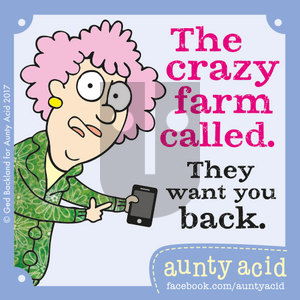 Aunty Acid on Sunday January 21, 2018 Comic Strip
