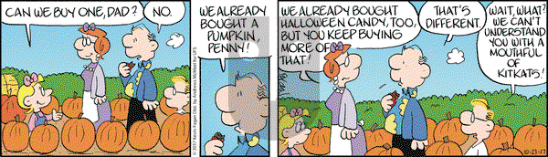 Drabble on Monday October 23, 2017 Comic Strip