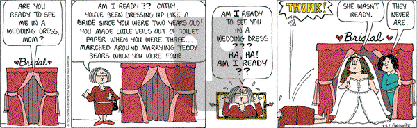 Cathy Classics on Friday August 27, 2004 Comic Strip