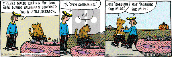 Overboard on Wednesday October 30, 2019 Comic Strip