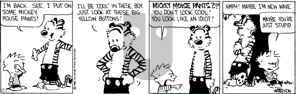 Calvin and Hobbes - Wednesday October 1, 1986 Comic Strip