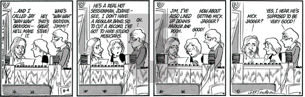 Doonesbury on Wednesday August 4, 1976 Comic Strip