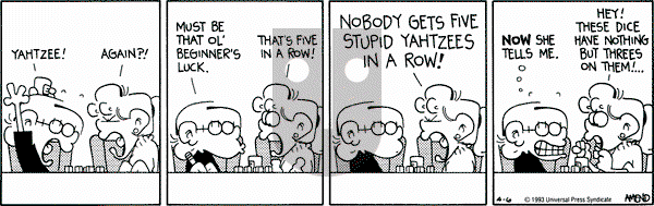 FoxTrot on Tuesday April 6, 1993 Comic Strip