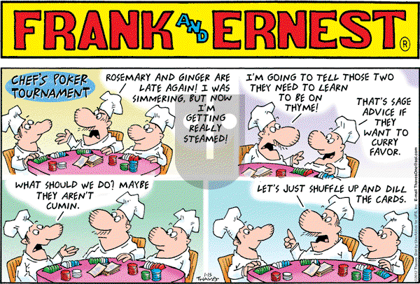 Frank and Ernest on Sunday January 15, 2012 Comic Strip