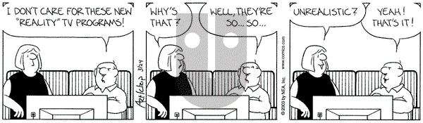 The Born Loser on Monday March 24, 2003 Comic Strip