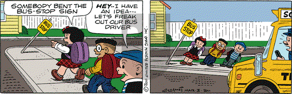 Nancy on Thursday March 3, 2011 Comic Strip