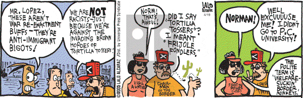 La Cucaracha on Thursday May 19, 2005 Comic Strip