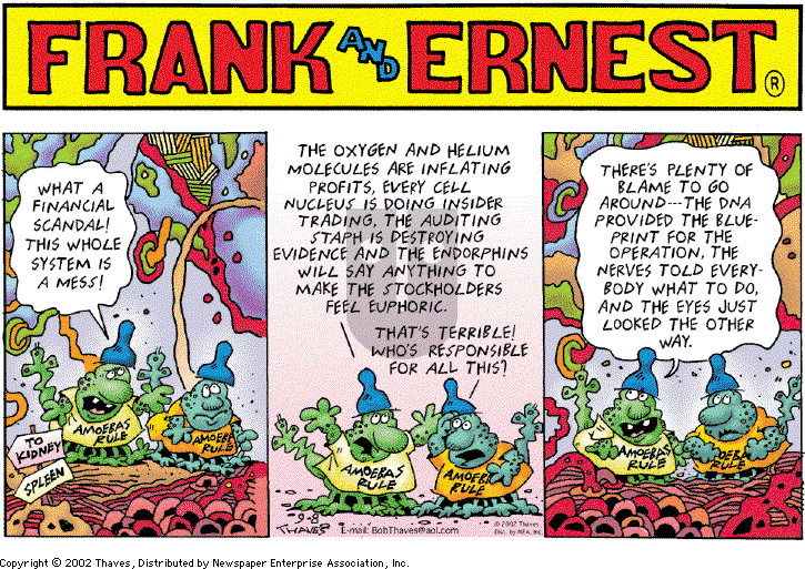 Frank and Ernest on Sunday September 8, 2002 Comic Strip