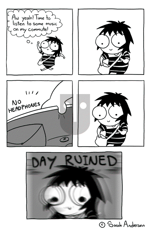 Sarah's Scribbles - Wednesday August 24, 2016 Comic Strip