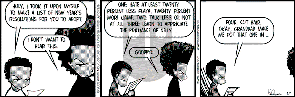 The Boondocks on Wednesday August 4, 2010 Comic Strip