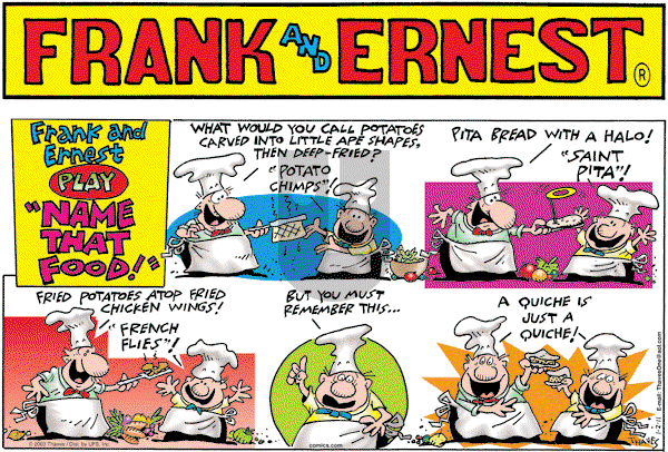Frank and Ernest on Sunday January 2, 2011 Comic Strip