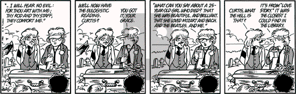 Doonesbury on Friday January 31, 1986 Comic Strip