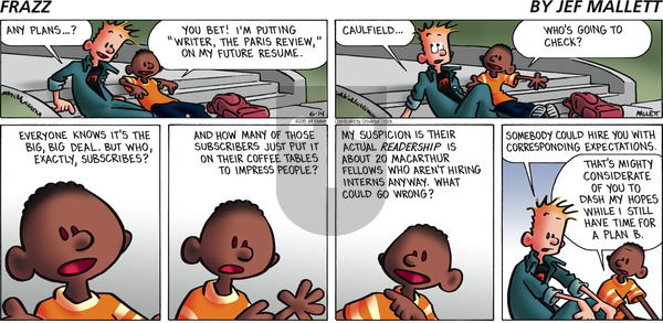Frazz on Sunday June 14, 2015 Comic Strip