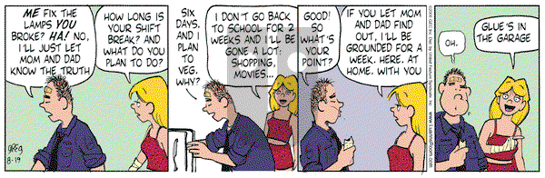 Luann on Saturday August 19, 2006 Comic Strip