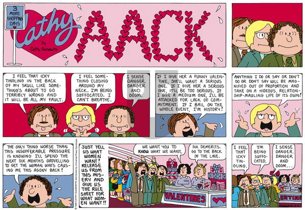 Cathy Classics on Sunday February 11, 1996 Comic Strip