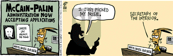 La Cucaracha on Thursday September 25, 2008 Comic Strip