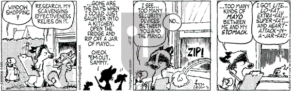 Over the Hedge on Sunday April 2, 2006 Comic Strip