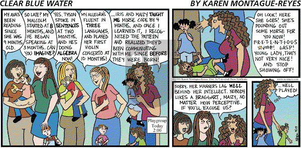 Clear Blue Water on Friday November 3, 2006 Comic Strip
