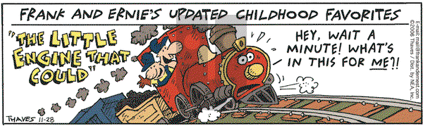 Frank and Ernest on Tuesday November 28, 2006 Comic Strip