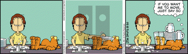 Garfield on Saturday August 30, 2014 Comic Strip