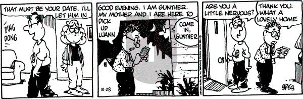 Luann on Saturday October 28, 1989 Comic Strip