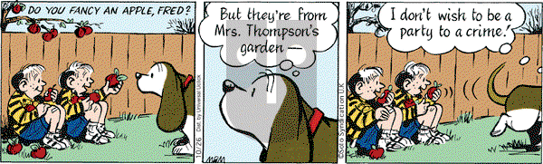 Fred Basset on Monday October 26, 2015 Comic Strip