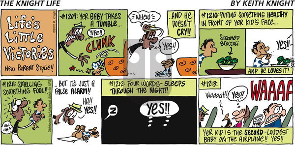 The Knight Life on Sunday January 15, 2012 Comic Strip