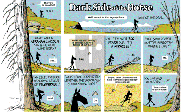 Dark Side of the Horse on Sunday September 30, 2012 Comic Strip