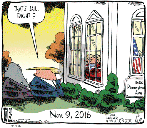 Tom Toles on Friday October 14, 2016 Comic Strip