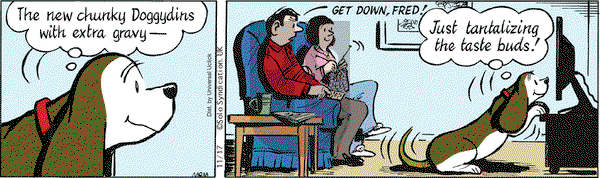 Fred Basset on Tuesday November 17, 2015 Comic Strip