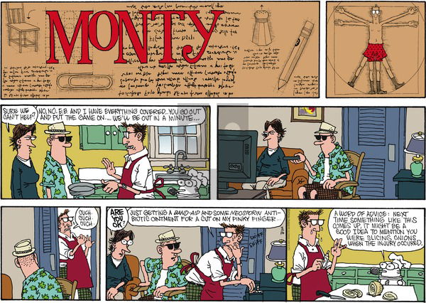 Monty on Sunday February 16, 2014 Comic Strip