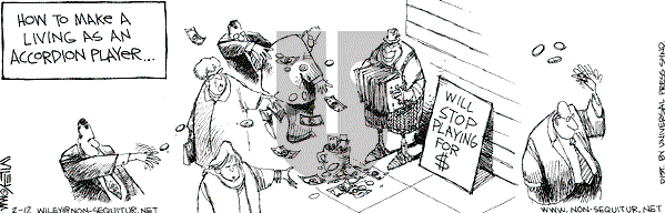 Non Sequitur on Saturday February 12, 2000 Comic Strip