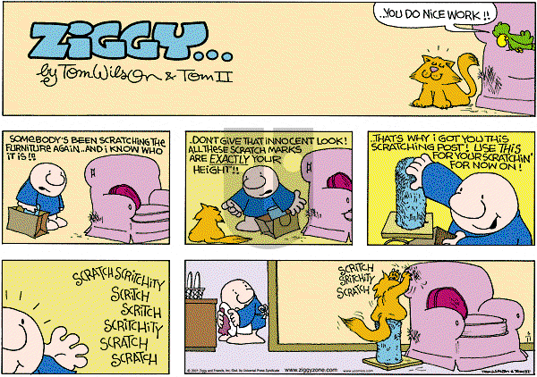 Ziggy - Sunday March 11, 2001 Comic Strip