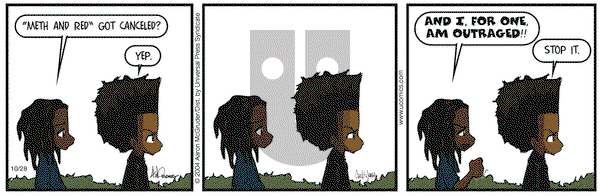 The Boondocks on Sunday December 25, 2005 Comic Strip
