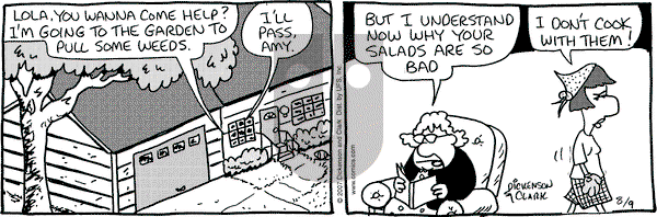 Lola on Thursday August 9, 2007 Comic Strip