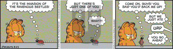 Garfield on Thursday August 23, 2018 Comic Strip