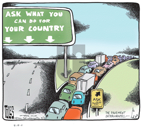 Tom Toles - Tuesday April 19, 2011 Comic Strip