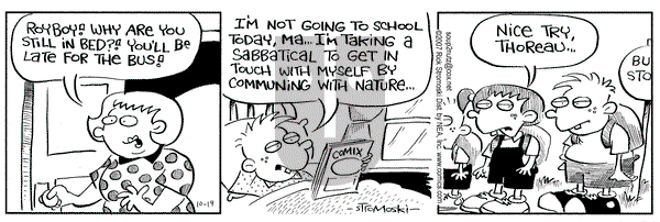 Soup to Nutz - Old on Friday October 19, 2007 Comic Strip