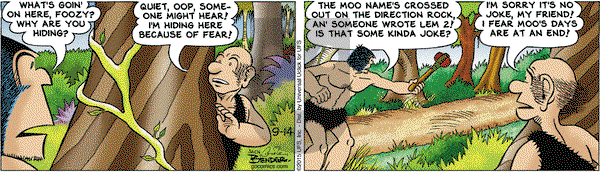 Alley Oop on Monday September 14, 2015 Comic Strip