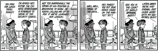 Doonesbury on Tuesday March 13, 1979 Comic Strip