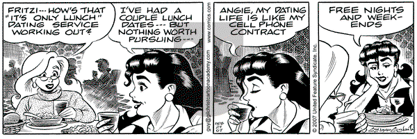 Nancy on Tuesday February 27, 2007 Comic Strip
