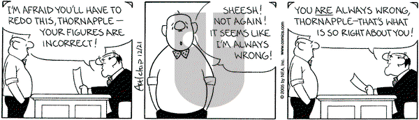 The Born Loser on Wednesday December 21, 2005 Comic Strip