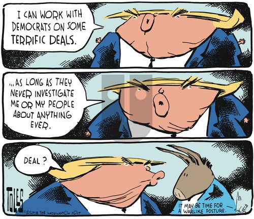 Tom Toles on Sunday November 11, 2018 Comic Strip