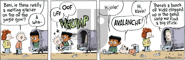 Cul de Sac on Wednesday March 26, 2014 Comic Strip