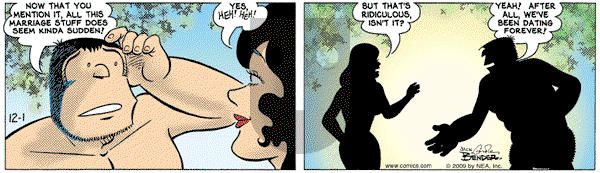 Alley Oop on Tuesday December 1, 2009 Comic Strip