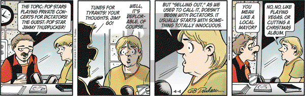 Doonesbury on Monday April 4, 2011 Comic Strip