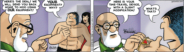 Alley Oop on Friday August 28, 2015 Comic Strip